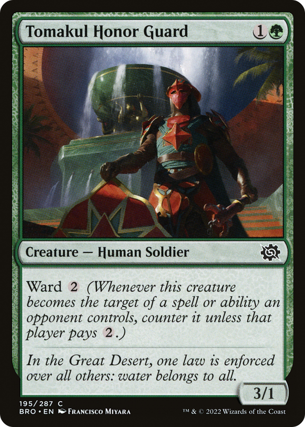 Tomakul Honor Guard (BRO-195) - The Brothers' War Foil