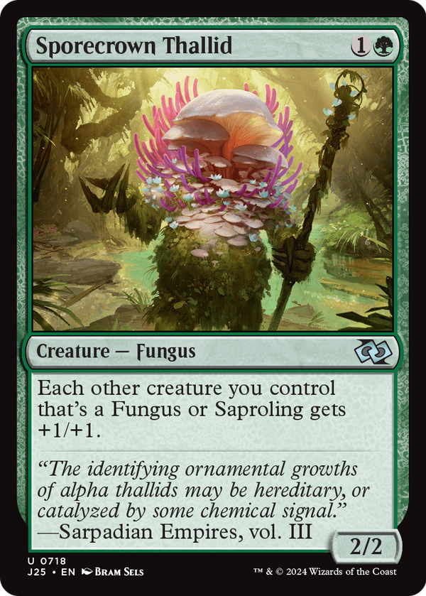 Sporecrown Thallid (J25-718) - Foundations Jumpstart