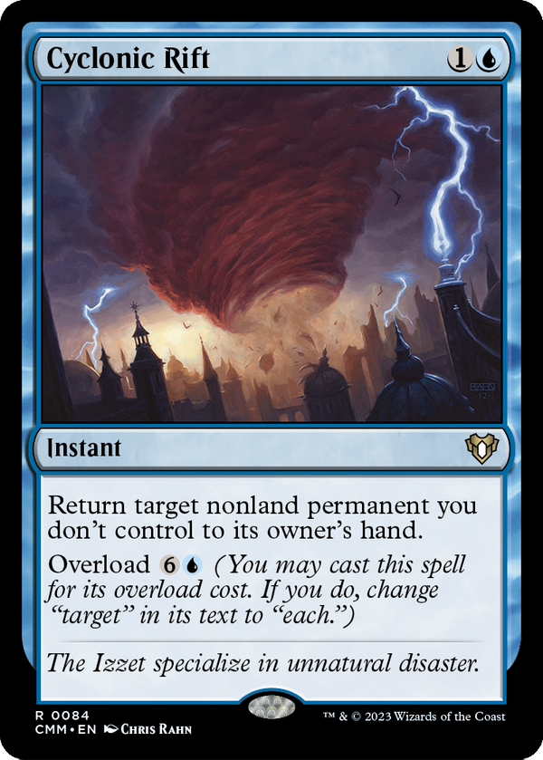 Cyclonic Rift (CMM-084) - Commander Masters Foil
