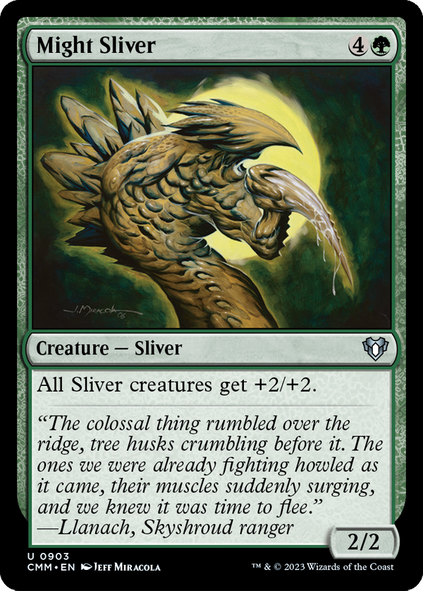 Might Sliver (CMM-903) - Commander Masters