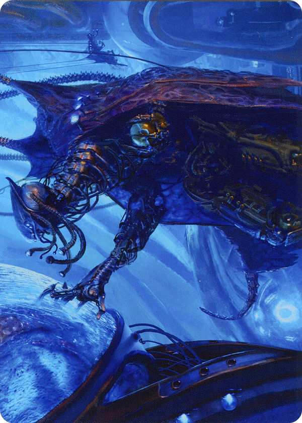Atmosphere Surgeon // Atmosphere Surgeon (AONE-012) - Phyrexia: All Will Be One Art Series (Borderless) Foil