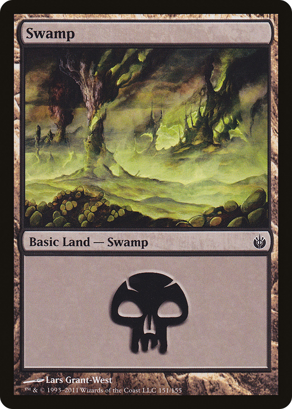 Swamp (151) (MBS-151) - Mirrodin Besieged