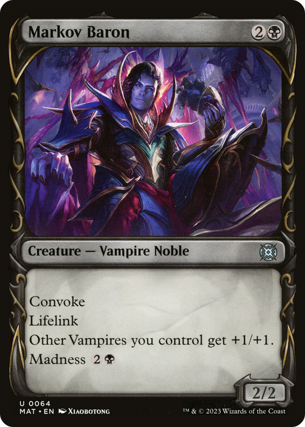 Markov Baron (Showcase) (MAT-064) - March of the Machine: The Aftermath: (Showcase) Foil