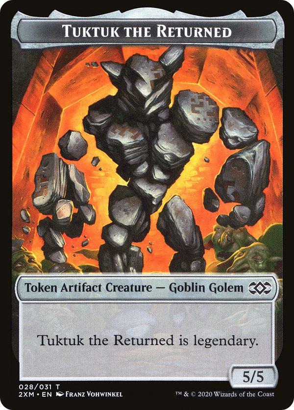 Tuktuk the Returned (T2XM-028) - Double Masters Tokens