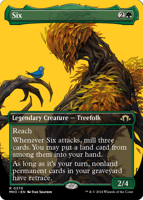 Six (Borderless) (MH3-370) - Modern Horizons 3 Foil