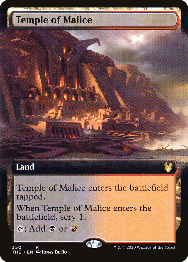 Temple of Malice (Extended Art) (THB-350) - Theros Beyond Death: (Extended Art) Foil