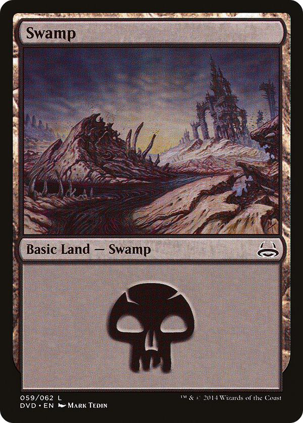 Swamp (59) (Divine vs. Demonic) (DD3-059) - Duel Decks Anthology: Divine vs. Demonic