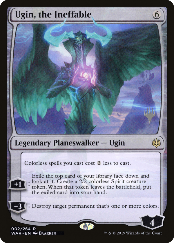 Ugin, the Ineffable (PPELD-002) - War of the Spark Promos