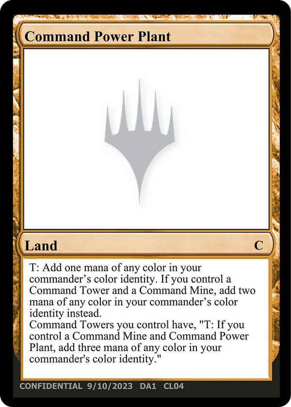 Command Power Plant (UNK-) - Unknown Event