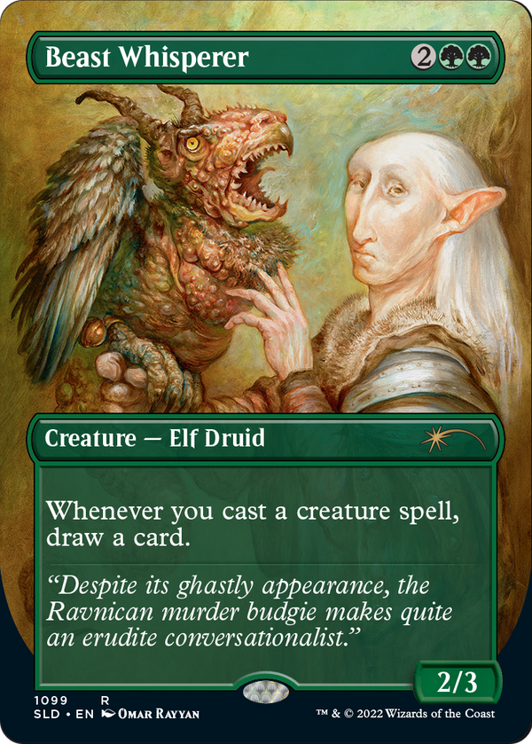 Beast Whisperer (Borderless) (SLD-1099) - Secret Lair Drop (Borderless)