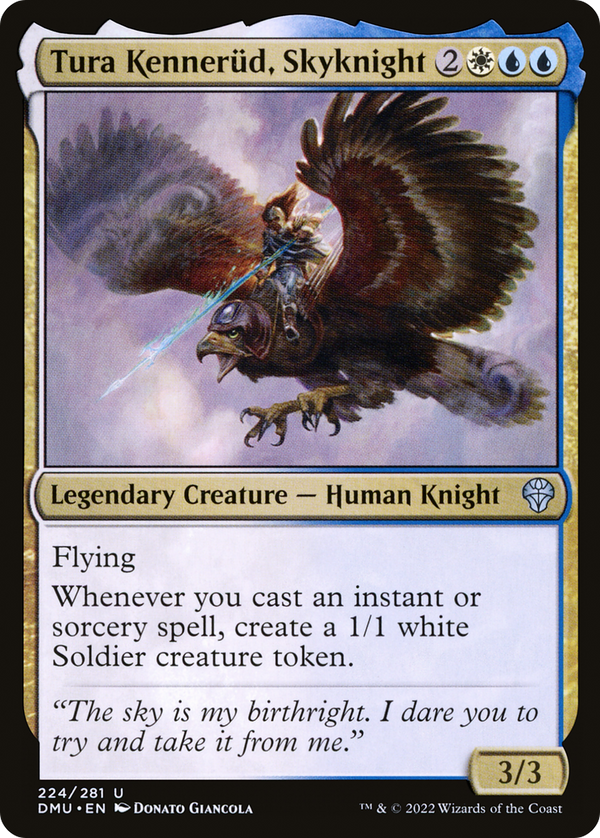 Tura Kennerud, Skyknight (DMU-224) - Dominaria United Foil