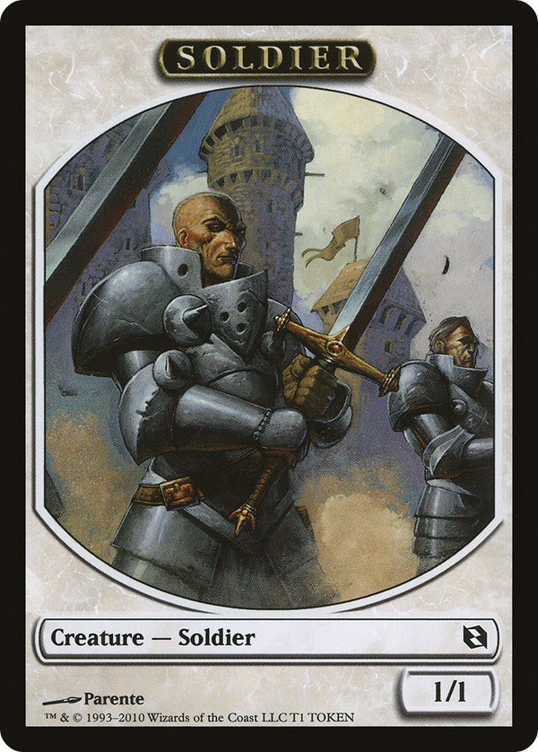 Soldier Token (DDF-0T1) - Duel Decks: Elspeth vs. Tezzeret Tokens