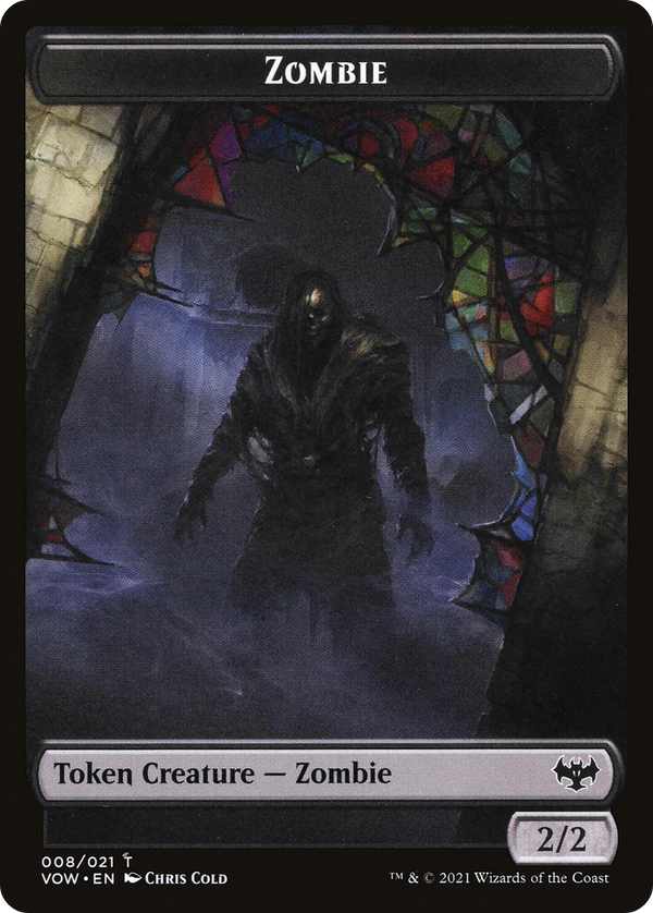 Zombie (TVOW-008) - Innistrad: Crimson Vow Tokens Foil
