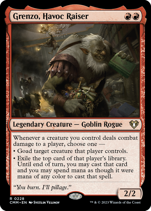 Grenzo, Havoc Raiser (CMM-228) - Commander Masters Foil