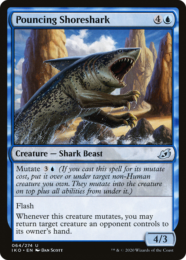 Pouncing Shoreshark (IKO-064) - Ikoria: Lair of Behemoths