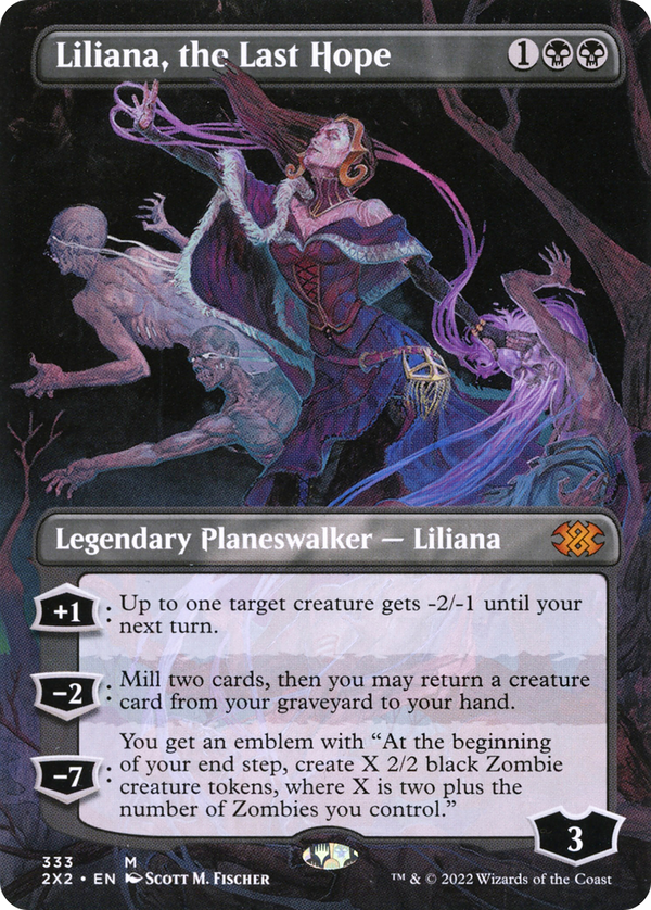 Liliana, the Last Hope (Borderless) (2X2-333) - Double Masters 2022