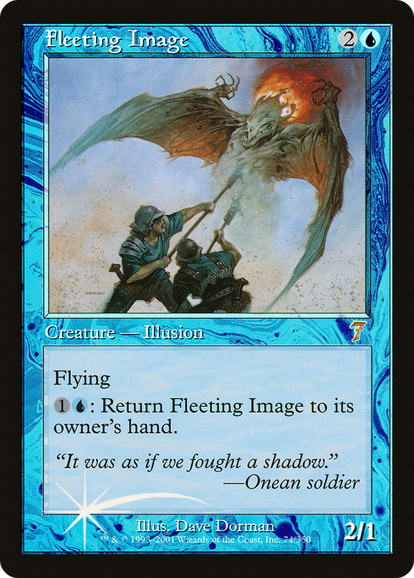 Fleeting Image (7ED-74★) - 7th Edition Foil