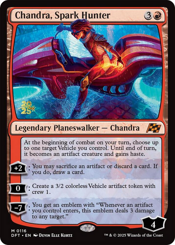 Chandra, Spark Hunter (PRE-116) - Prerelease Cards Foil