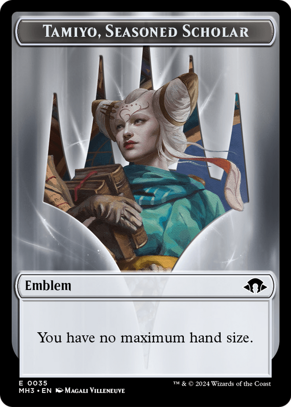 Tamiyo, Seasoned Scholar (TMH3-035) - Modern Horizons 3 Tokens