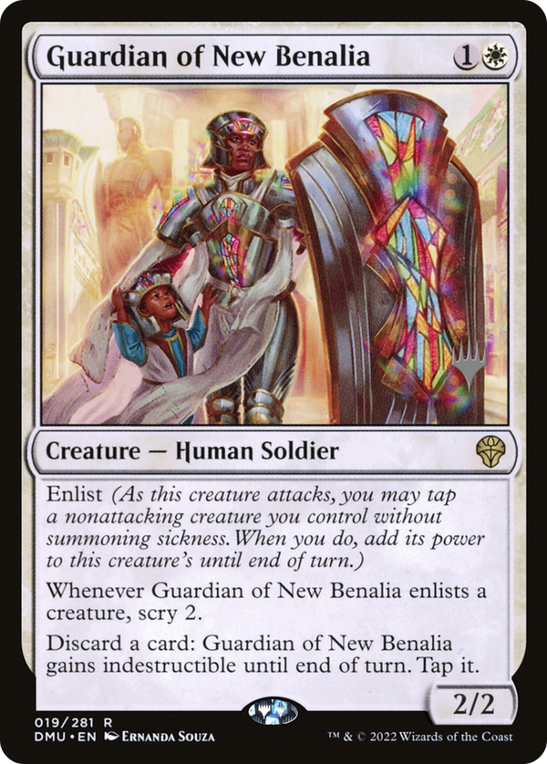 Guardian of New Benalia (PPDMU-019) - Dominaria United Promos Foil