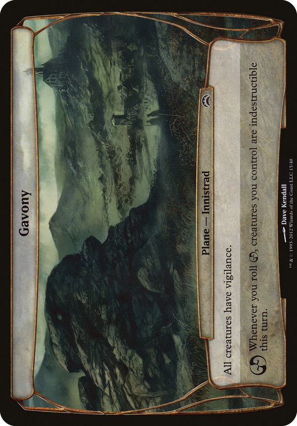 Gavony (Planechase 2012) (OVER-015) - Planechase 2012 Planes Foil