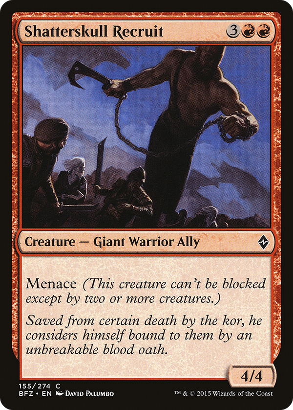 Shatterskull Recruit (BFZ-155) - Battle for Zendikar