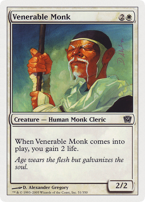 Venerable Monk (9ED-051) - 9th Edition