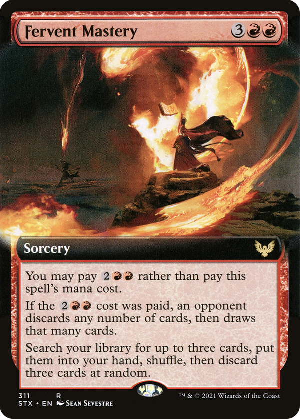 Fervent Mastery (Extended Art) (STX-311) - Strixhaven: School of Mages: (Extended Art)