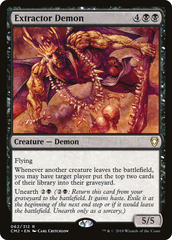 Extractor Demon (CM2-062) - Commander Anthology Volume II