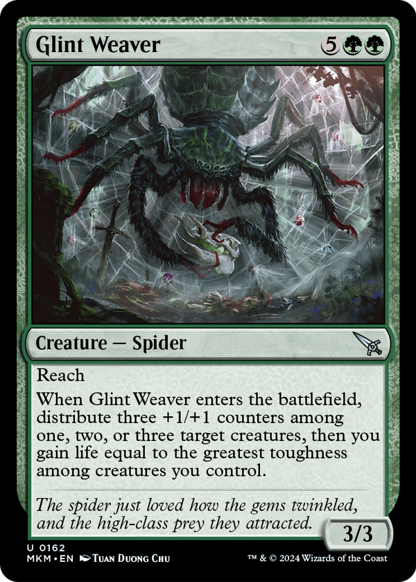 Glint Weaver (MKM-162) - Murders at Karlov Manor Foil