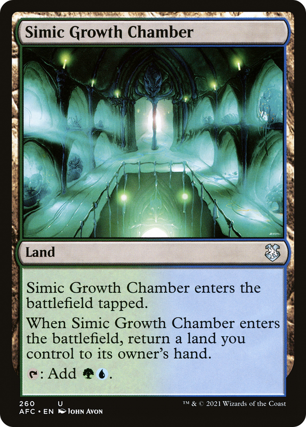Simic Growth Chamber (AFC-260) - Forgotten Realms Commander