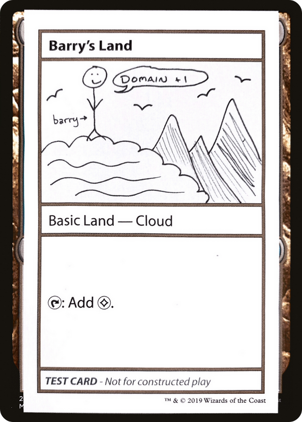 Barry's Land (No PW Symbol) (CMB1-) - Mystery Booster Playtest Cards 2021