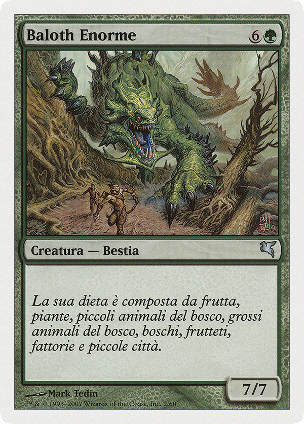 Enormous Baloth (Italian) - "Baloth Enorme" (K2) (PSAL-0K2) - Salvat 2005