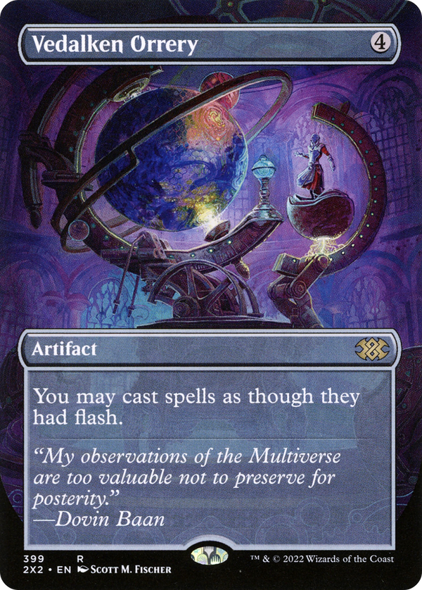 Vedalken Orrery (Borderless) (2X2-399) - Double Masters 2022 Foil