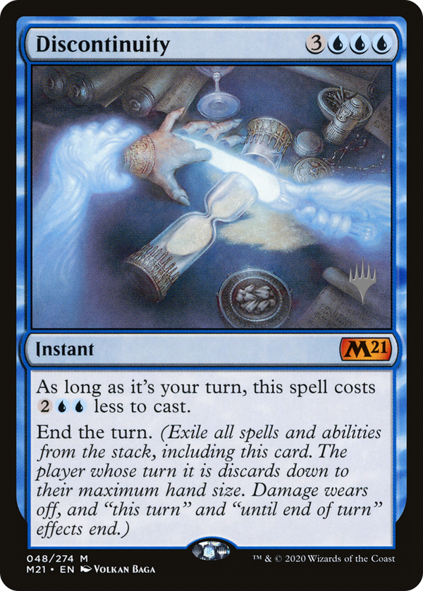 Discontinuity (PPM21-048) - Core Set 2021 Promos Foil