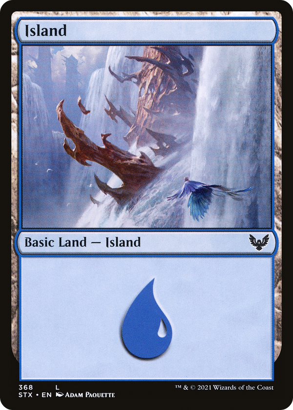 Island (368) (STX-368) - Strixhaven: School of Mages Foil