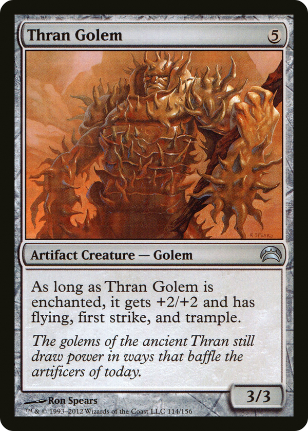 Thran Golem (PC2-114) - Planechase 2012 Foil
