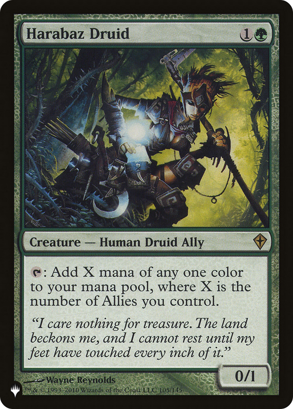 Harabaz Druid (LIST-WWK-105) - The List