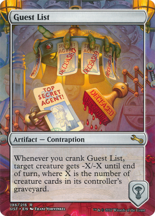 Guest List (UST-186) - Unstable (Borderless)