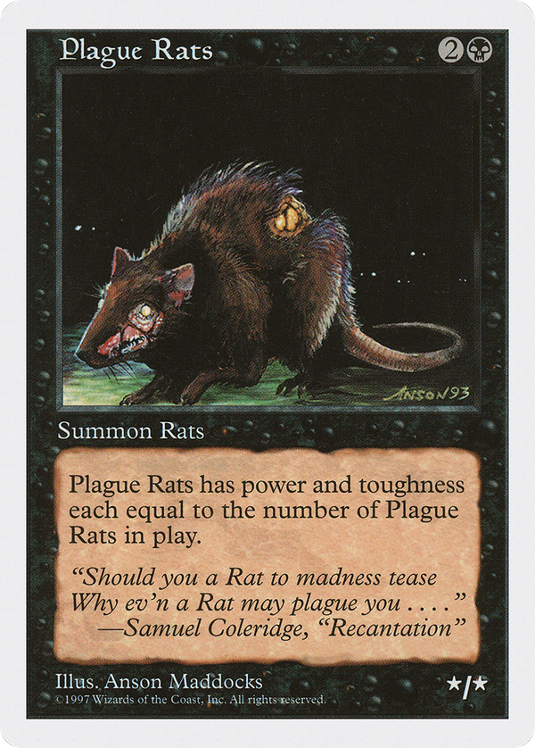 Plague Rats (5ED-) - Fifth Edition