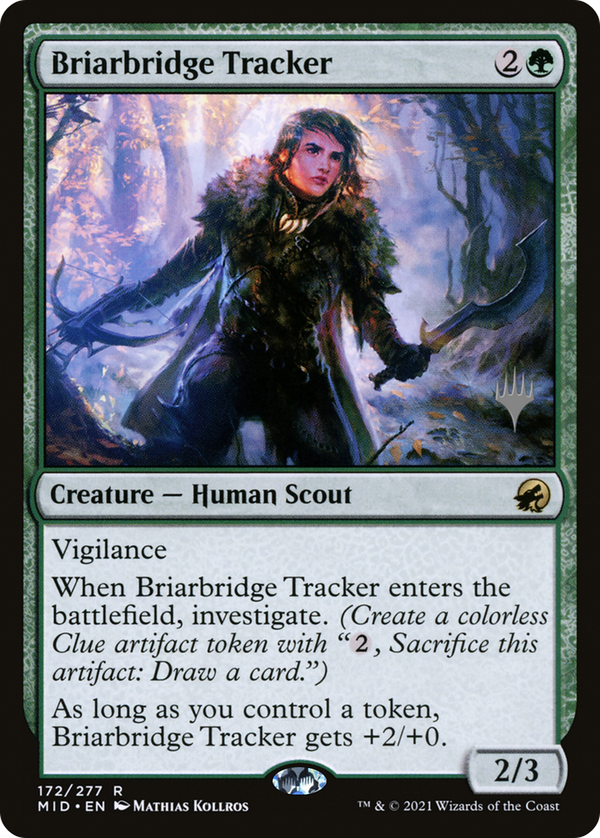 Briarbridge Tracker (PPMID-172) - Innistrad: Midnight Hunt Promos Foil