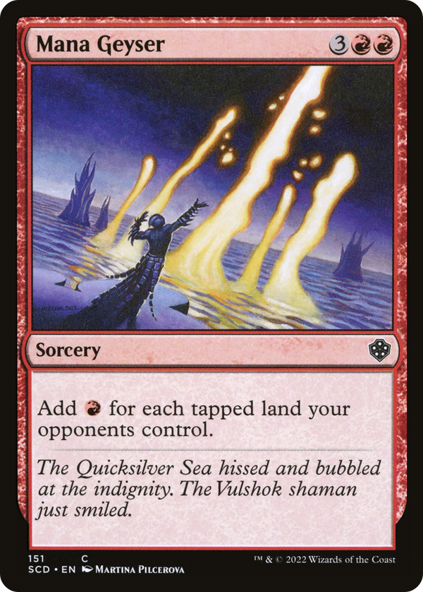 Mana Geyser (SCD-151) - Starter Commander Decks
