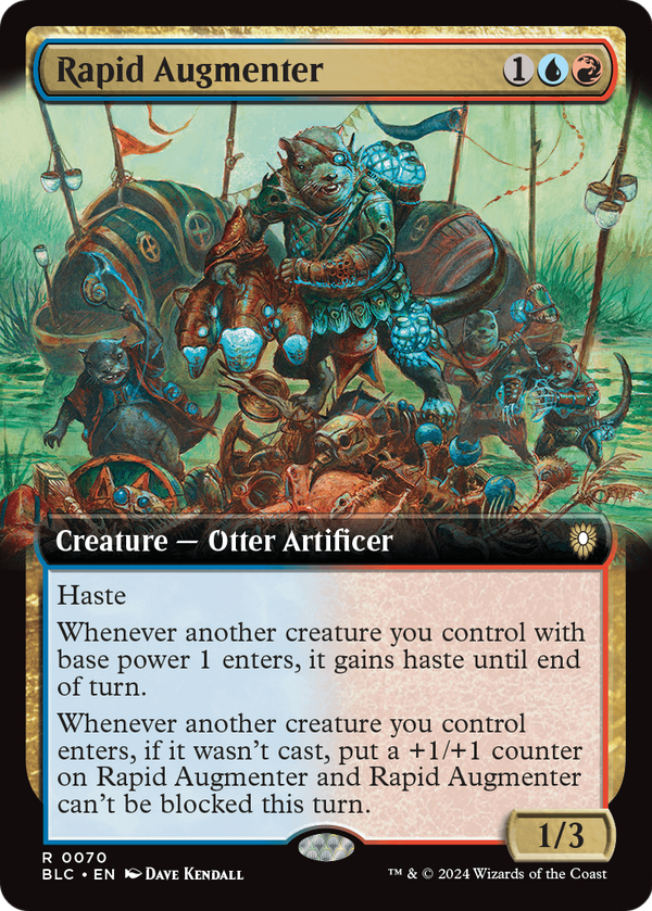 Rapid Augmenter (Extended Art) (BLC-070) - Bloomburrow Commander: (Extended Art)
