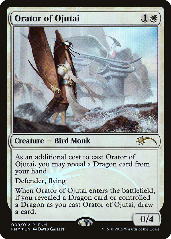 Orator of Ojutai (FNM-009) - Friday Night Magic 2015 Foil