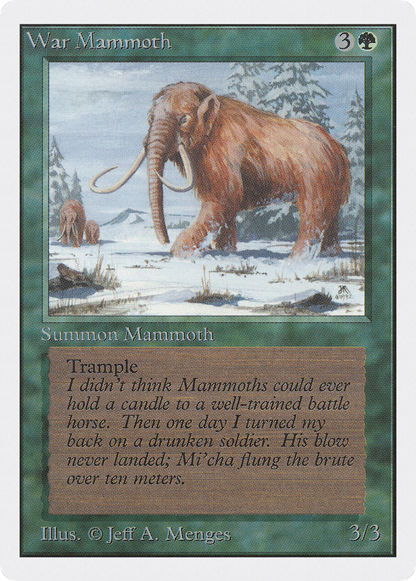 War Mammoth (2ED-) - Unlimited Edition