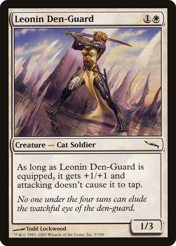 Leonin Den-Guard (MRD-009) - Mirrodin Foil