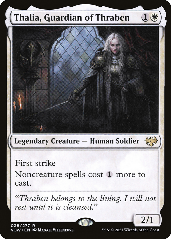 Thalia, Guardian of Thraben (VOW-038) - Innistrad: Crimson Vow Foil