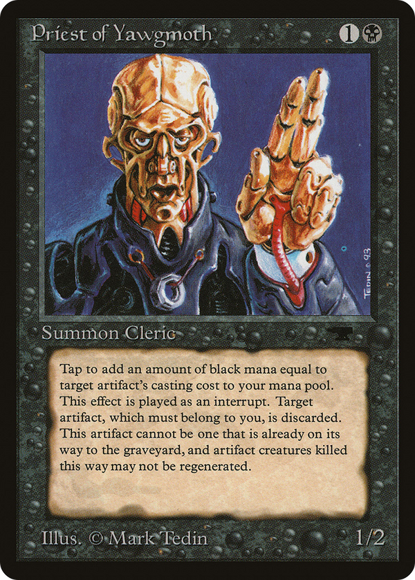 Priest of Yawgmoth (ATQ-) - Antiquities