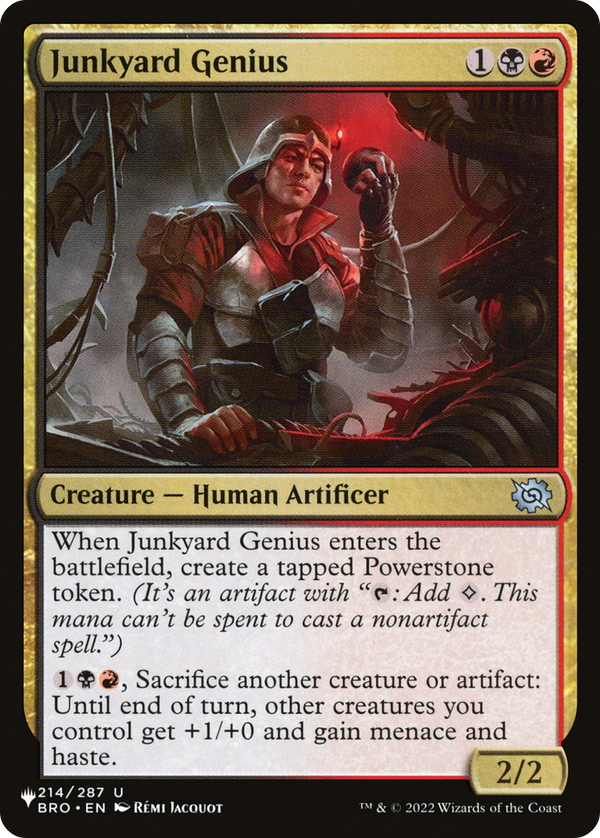Junkyard Genius (LIST-BRO-214) - The List