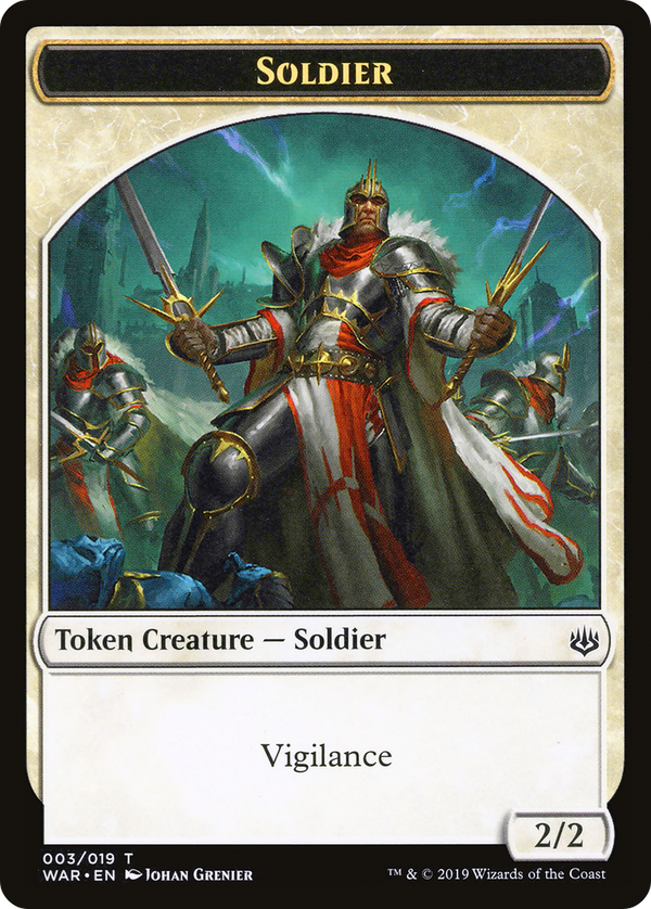 Soldier Token (WAR-003) - War of the Spark Tokens